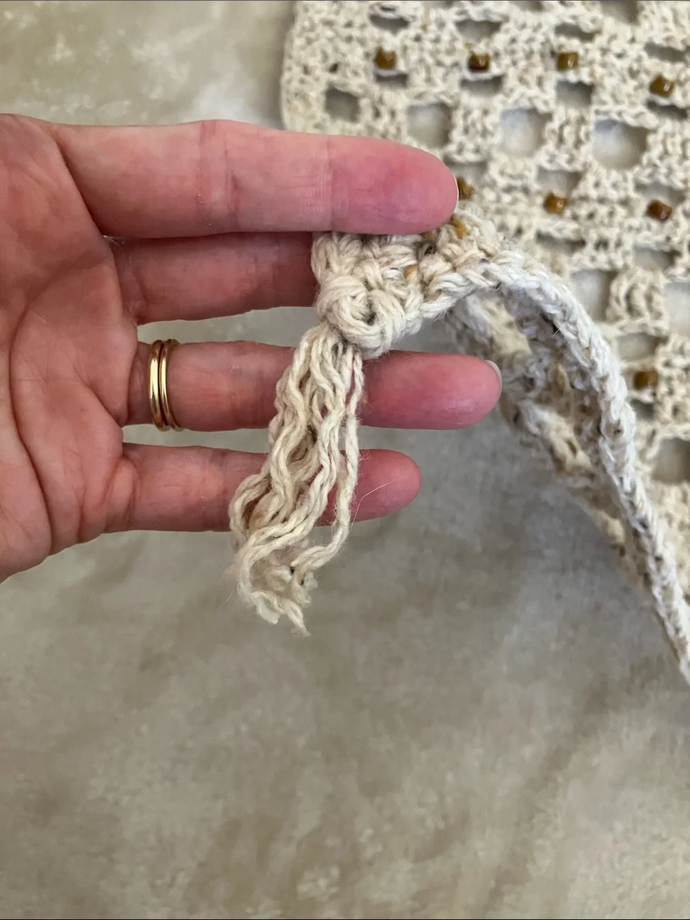 Small Sensory Lap Blanket Handmade Fidget Comfort Crochet for Dementia ADHD